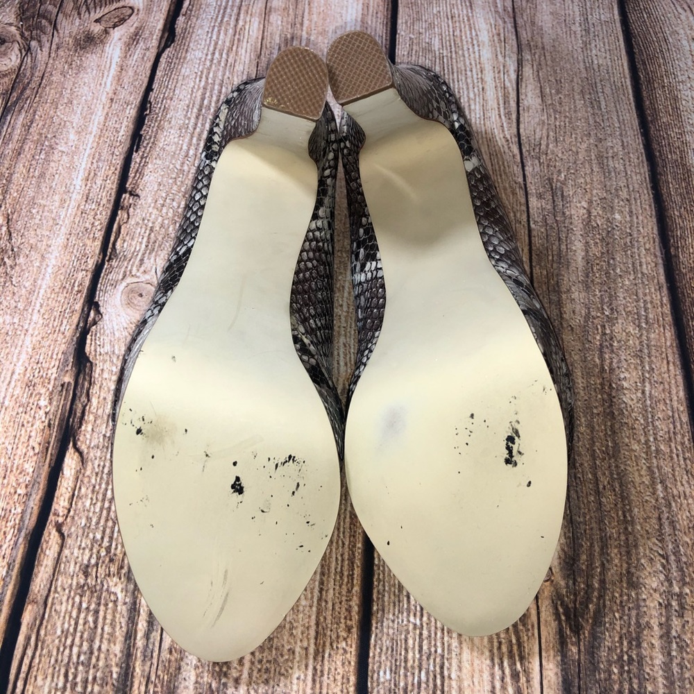 Steve Madden Snakeskin Platform Heels - Picture 5 of 7